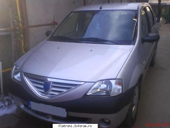 logan 1,4 kiss gri platin 31 ian 2008 159 euro rata casco inclus stare foarte buna km 10500 pret 950